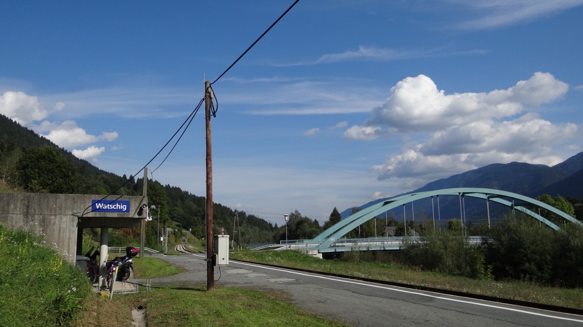 Watschig, Haltestelle im km 36,580, 591 m ü.A., [2015-09-11]
