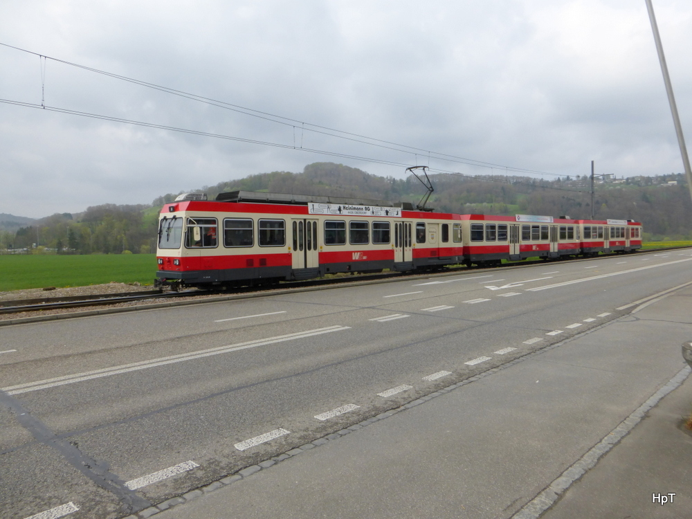 WB - Regio von Liestal nach Waldenburg unterwegs bei Bubendorf am 06.04.2014