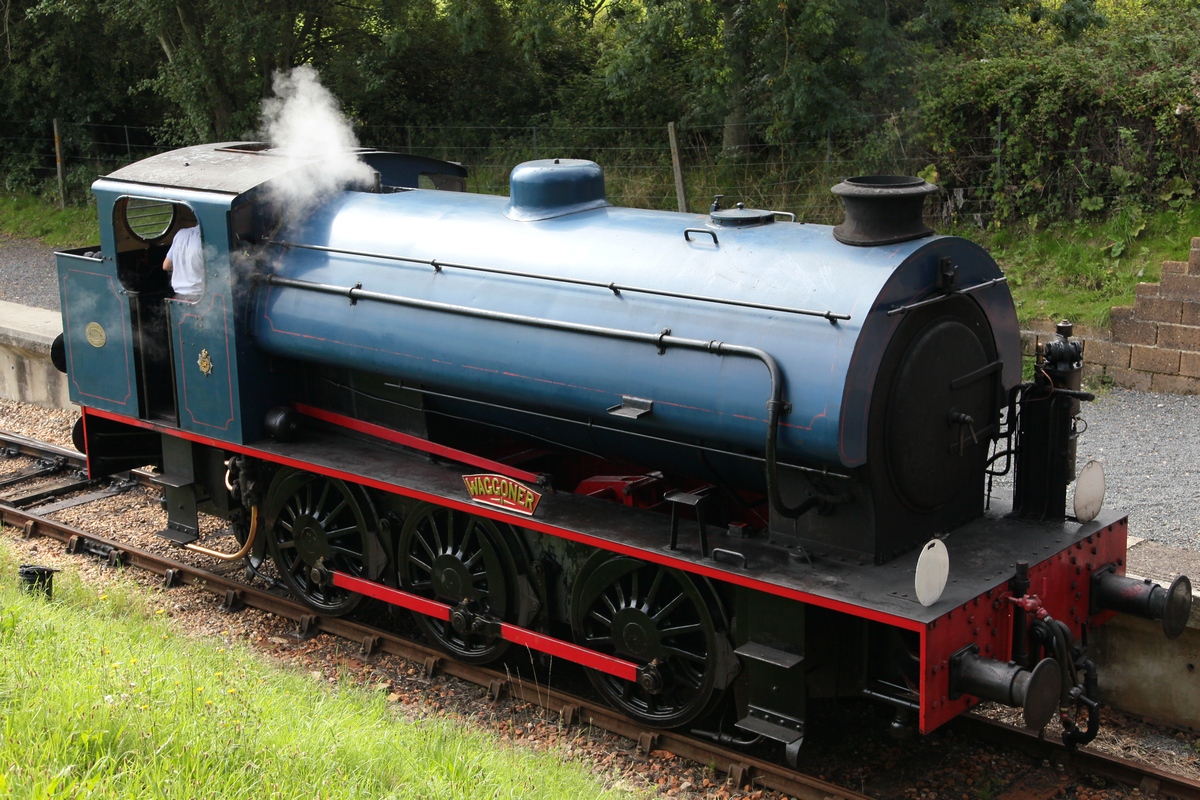 WD192 WAGGONER beim Umsetzen in Wootton Stn. am 04.09.2015