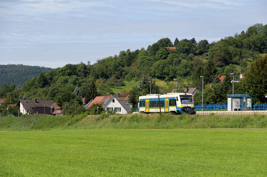 WEG VT 440 (Wieslauftalbahn) // Rudersberg-Oberndorf // 9. August 2017
