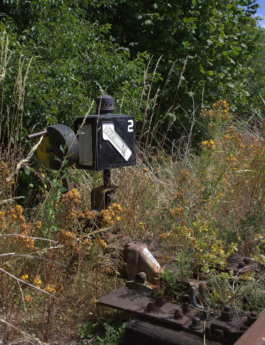 Weiche 2 Bahnhof Feldberg. 07.07.2018, 13:29 Uhr.