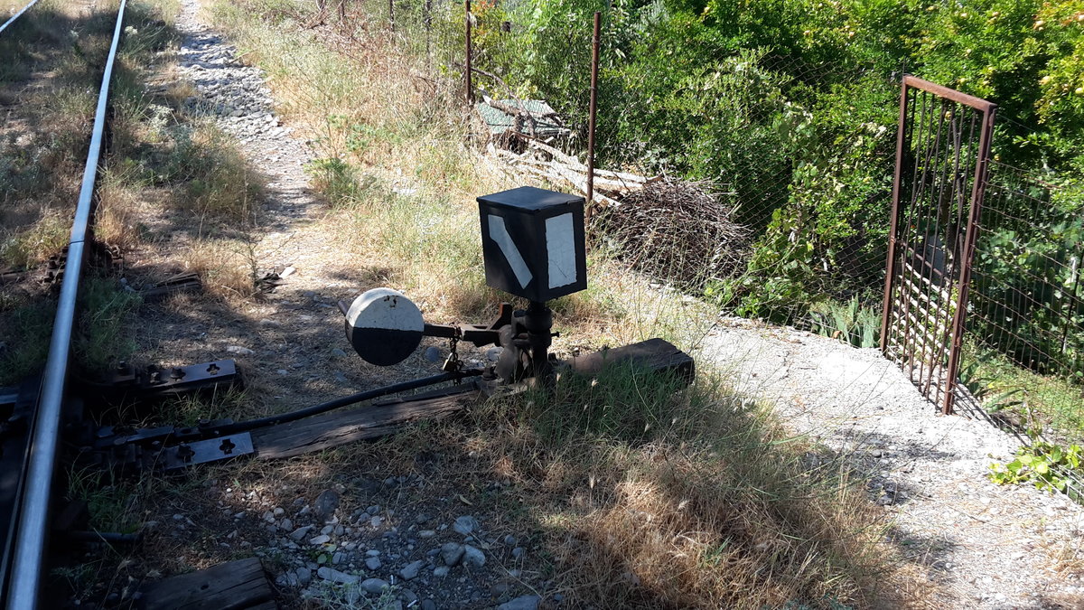 Weichensignal im Bahnhof Shkodër
Shkodër den 05.07.2017
