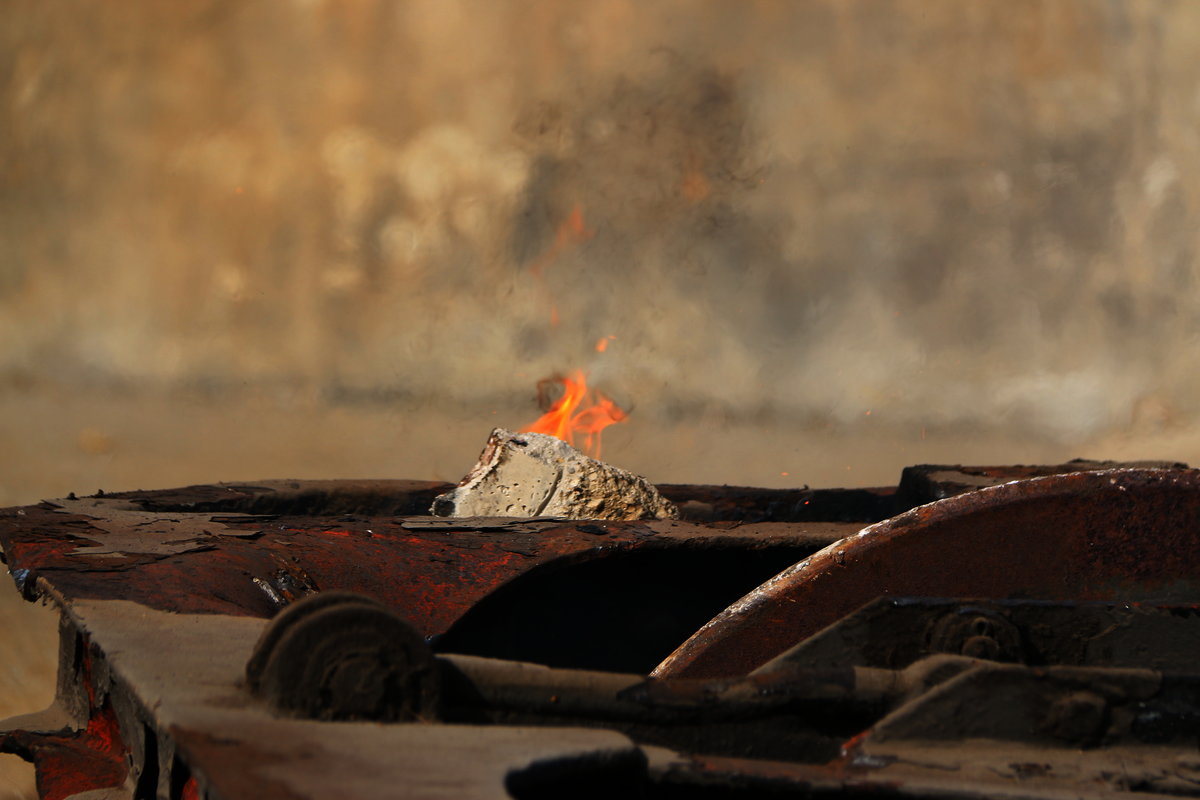 Wenn der Stahl brennt .. 
13.10.2016