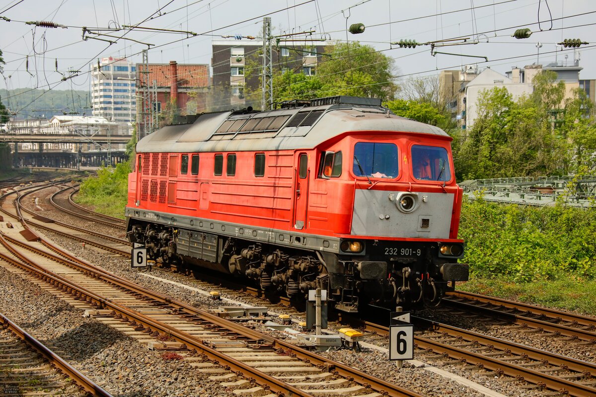 WFL 232 901-9 in Wupppertal, Mai 2022.