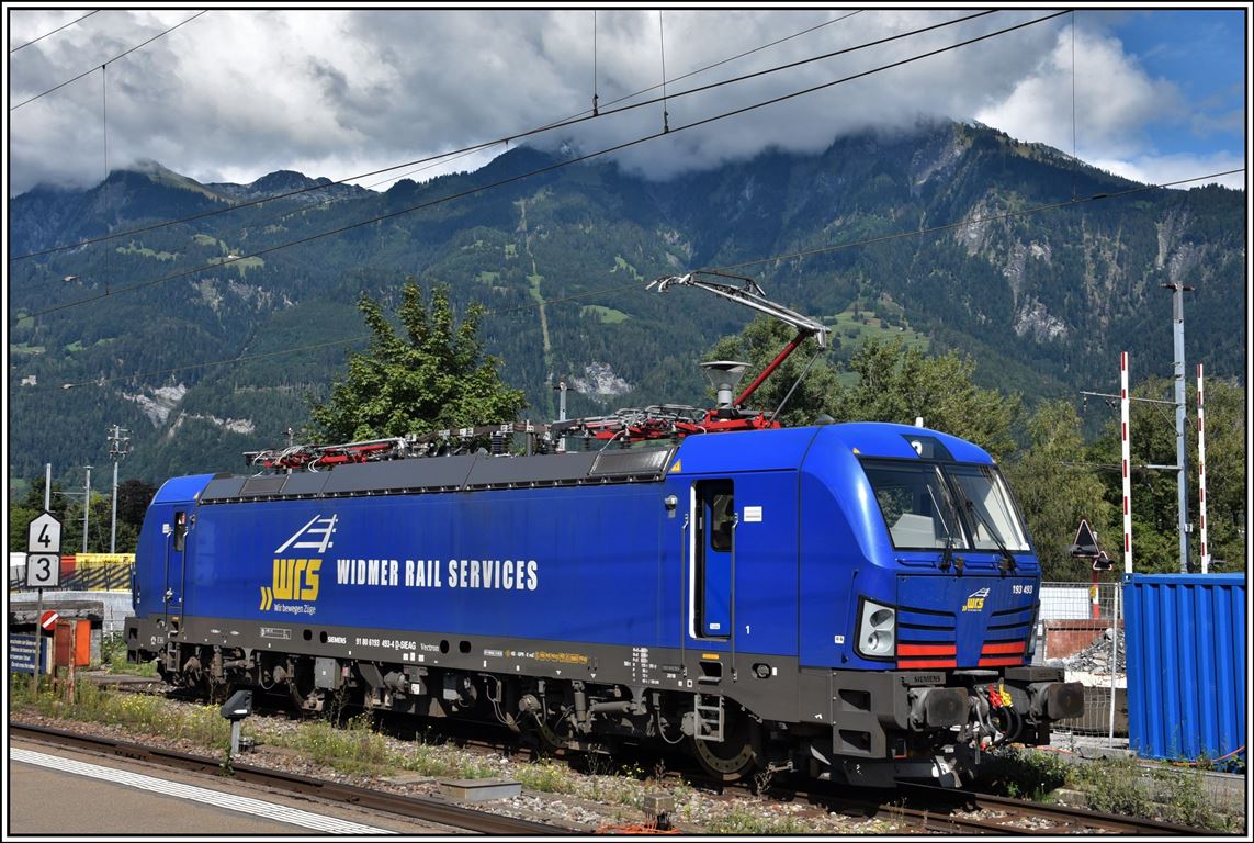 Widmer Rail Services AG Vectron 193 493-4 in Landquart. (09.09.2019)