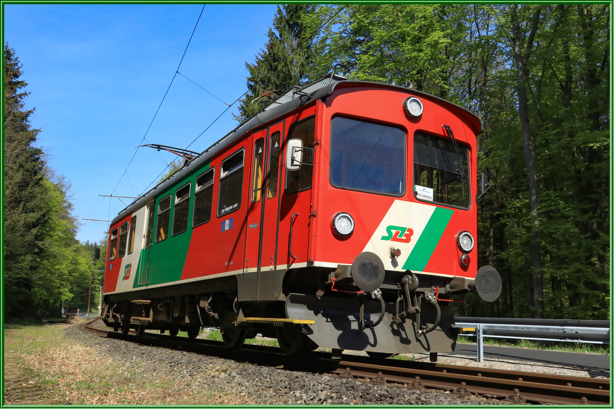 Wie sagte H.P. ... 
Sputnik :-) 

Der ET 2 der Steiermärkischen Landesbahn im Bahnhof Prädiberg bei strahlendem Sonnenschein an diesem Ostermontag ( 22.APril ) 2019

