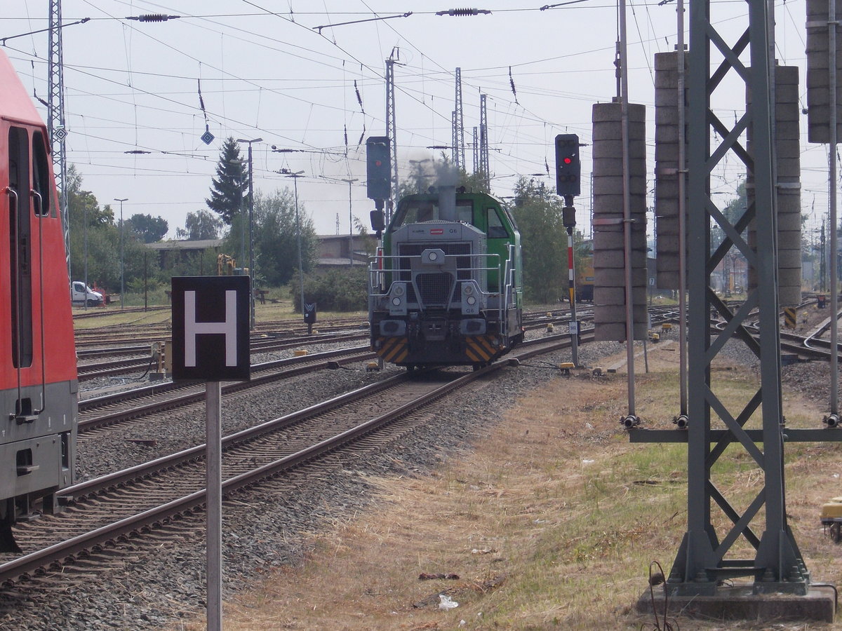 Wie verhext war es,am 24.Juli 2016,die 650 114 in Rostock zubekommen.Irgenwann hatte ich es doch geschafft die Lok zufotografieren,als Sie eine 101 an den IC 2213 Binz-Stuttgart brachte.