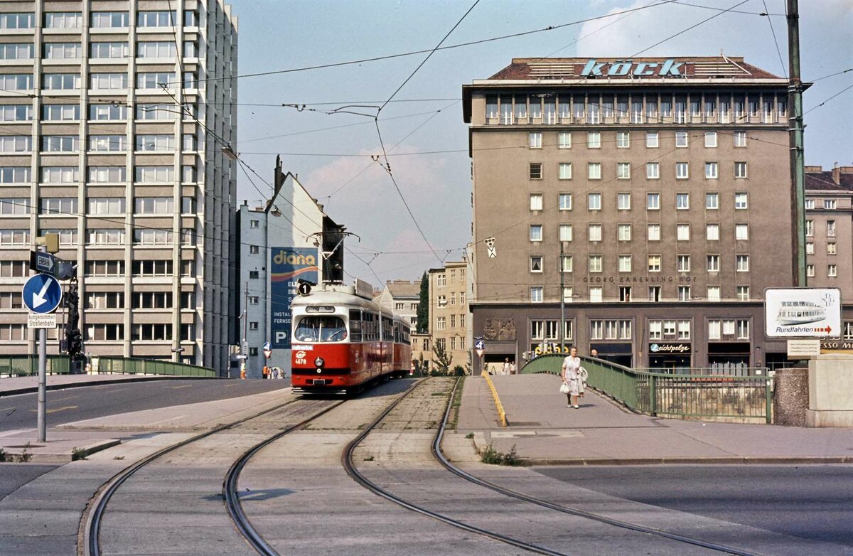 Wien und seine Linie 1.
Datum: 15.08.1984 