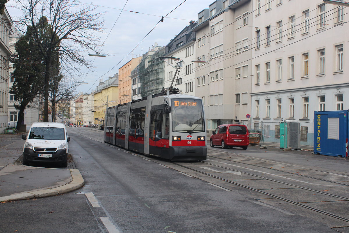 Wien Wiener Linien SL 10 (A1 99) XVI, Ottakring, Maroltingergasse / Hasnerstraße am 21. Oktober 2017.