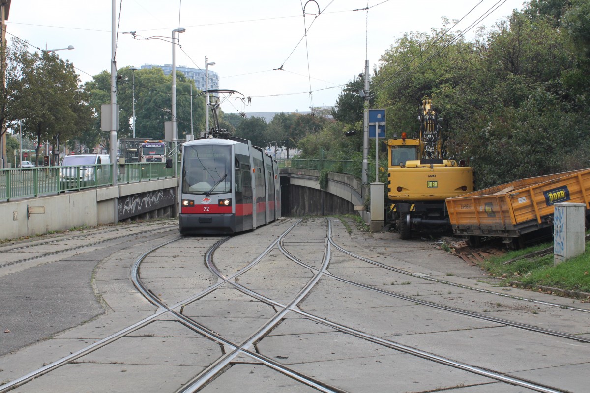 Wien Wiener Linien SL 62 (A1 72) Margaretengürtel / Flurschützstraße am 12. Oktober 2015.