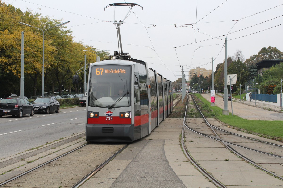 Wien Wiener Linien SL 67 (B1 739) Neilreichgasse / Frödenplatz am 11. Oktober 2015.