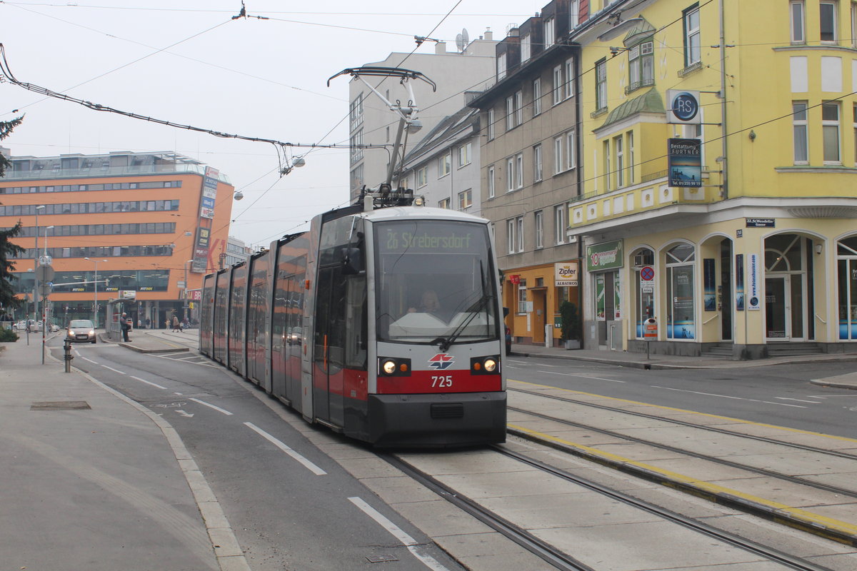 Wien Wienr Linien SL 26 (B1 723) XXII, Donaustadt, Kagran, Donaufelder Straße / St.-Wendelin-Gasse am 18. Oktober 2017.