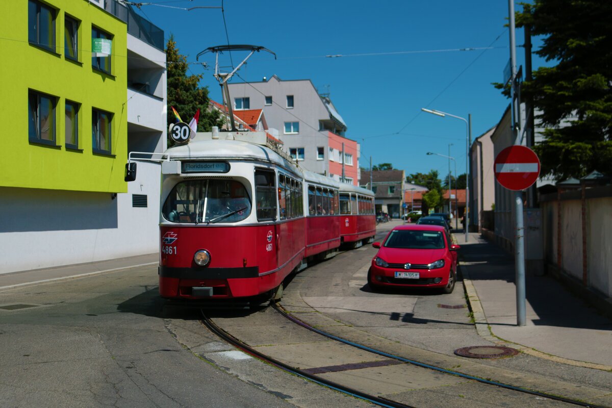 Wiener Linien SGP E1 Wagen 4861 am 21.06.22 in Wien