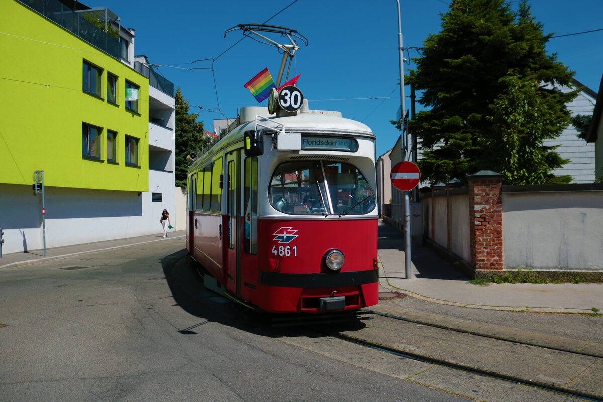 Wiener Linien SGP E1 Wagen 4861 am 21.06.22 in Wien