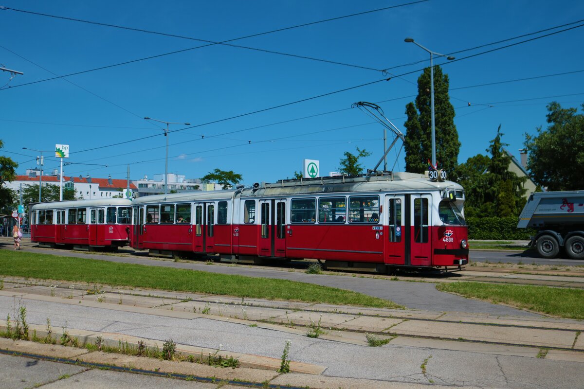Wiener Linien SGP E1 Wagen 4808 am 21.06.22 in Wien