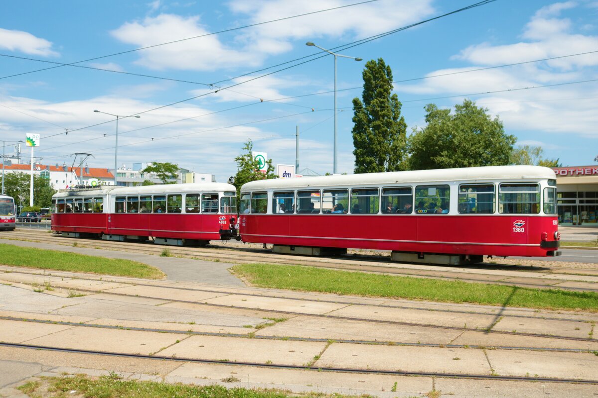 Wiener Linien SGP E1 Wagen 4862 am 24.06.22 in Wien