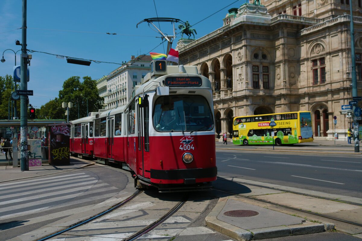 Wiener Linien SGP E2 Wagen 4004 am 22.06.22 in Wien