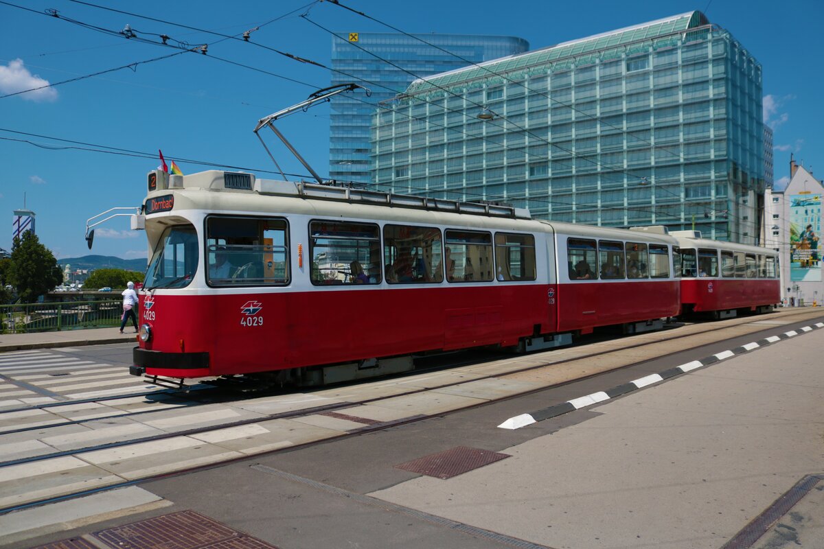 Wiener Linien SGP E2 Wagen 4029 am 23.06.22 in Wien