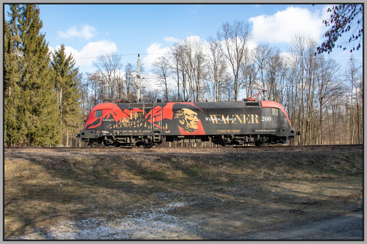 Wilhelm Richard Wagner alias 470.503 als LZ auf dem Weg nach Graz an diesem 12.02.2021