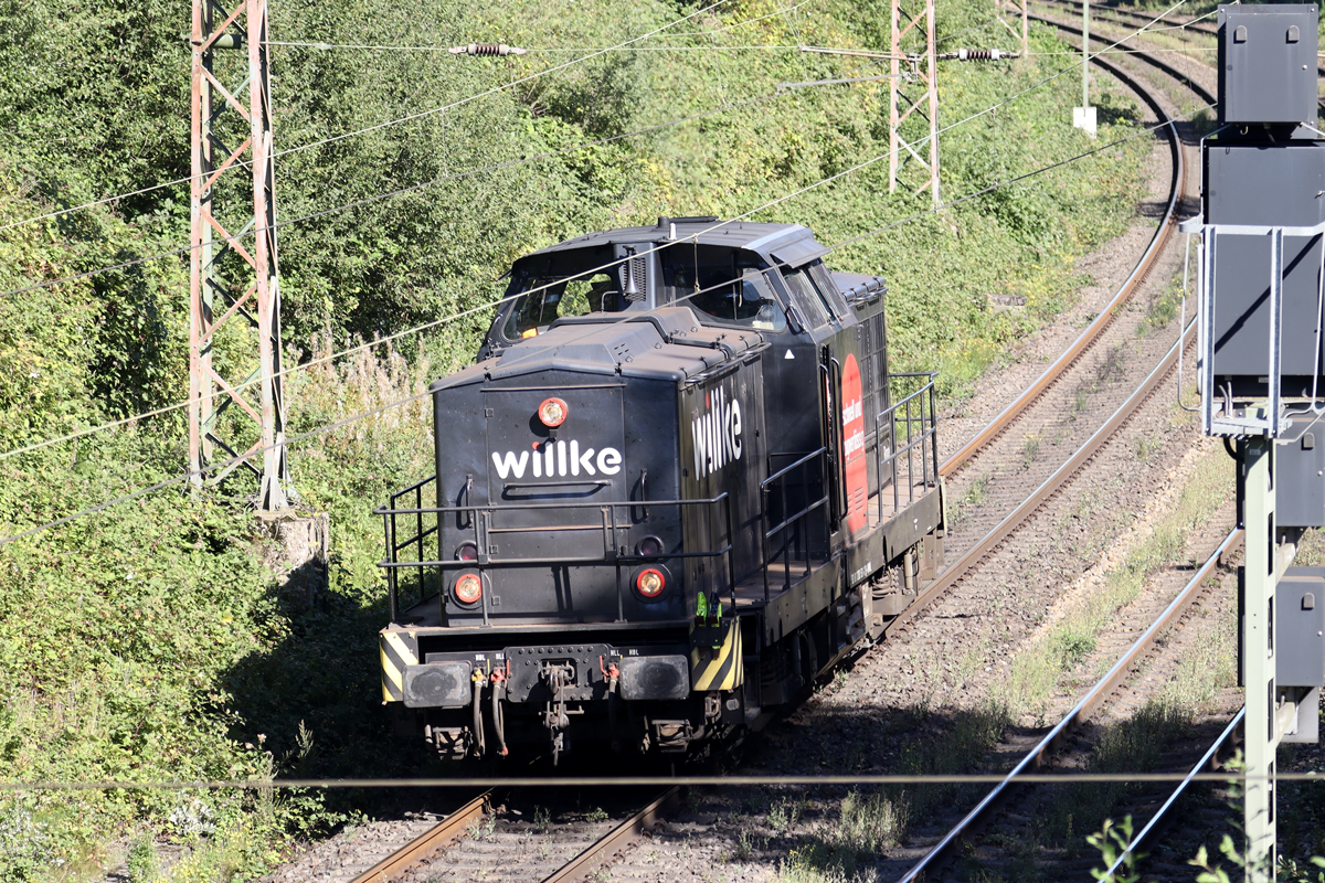 Wilke 203 501-2 auf der Hamm-Osterfelder Strecke in Recklinghausen-Ost 6.9.2023