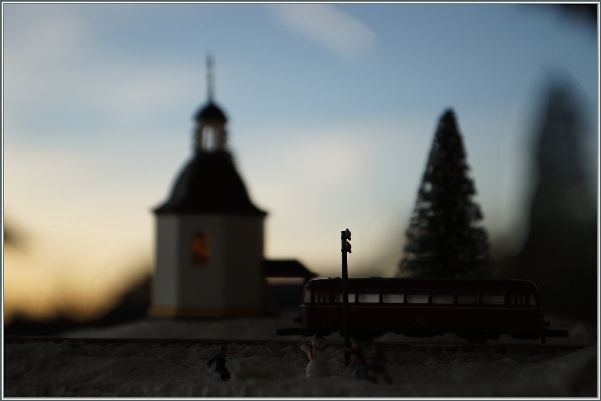 Winterliche Abenstimmung in Z. 
22. Dez. 2014