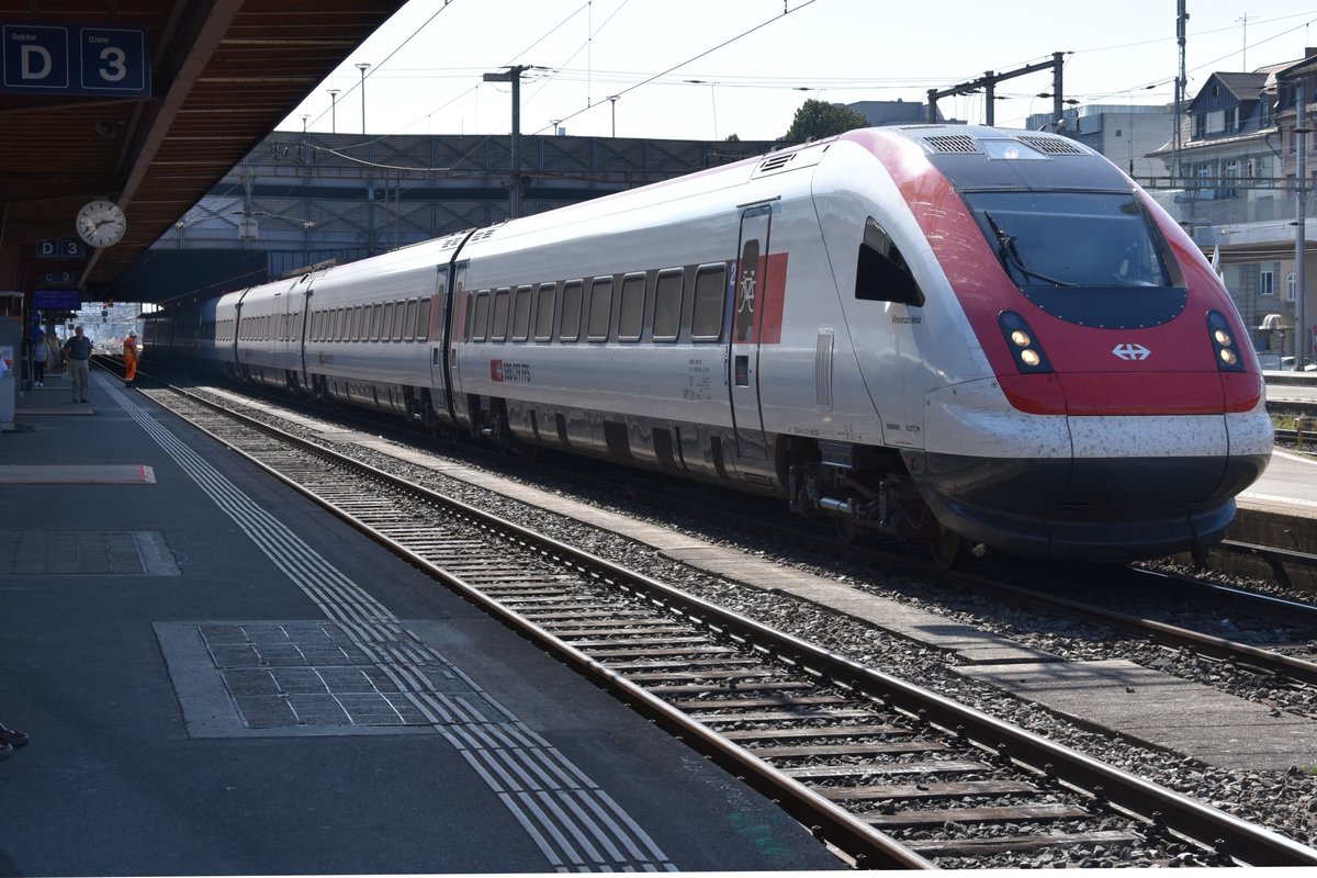 WINTERTHUR (Kanton Zürich), 13.09.2016, ICN Vincenzo Vela im Bahnhof Winterthur