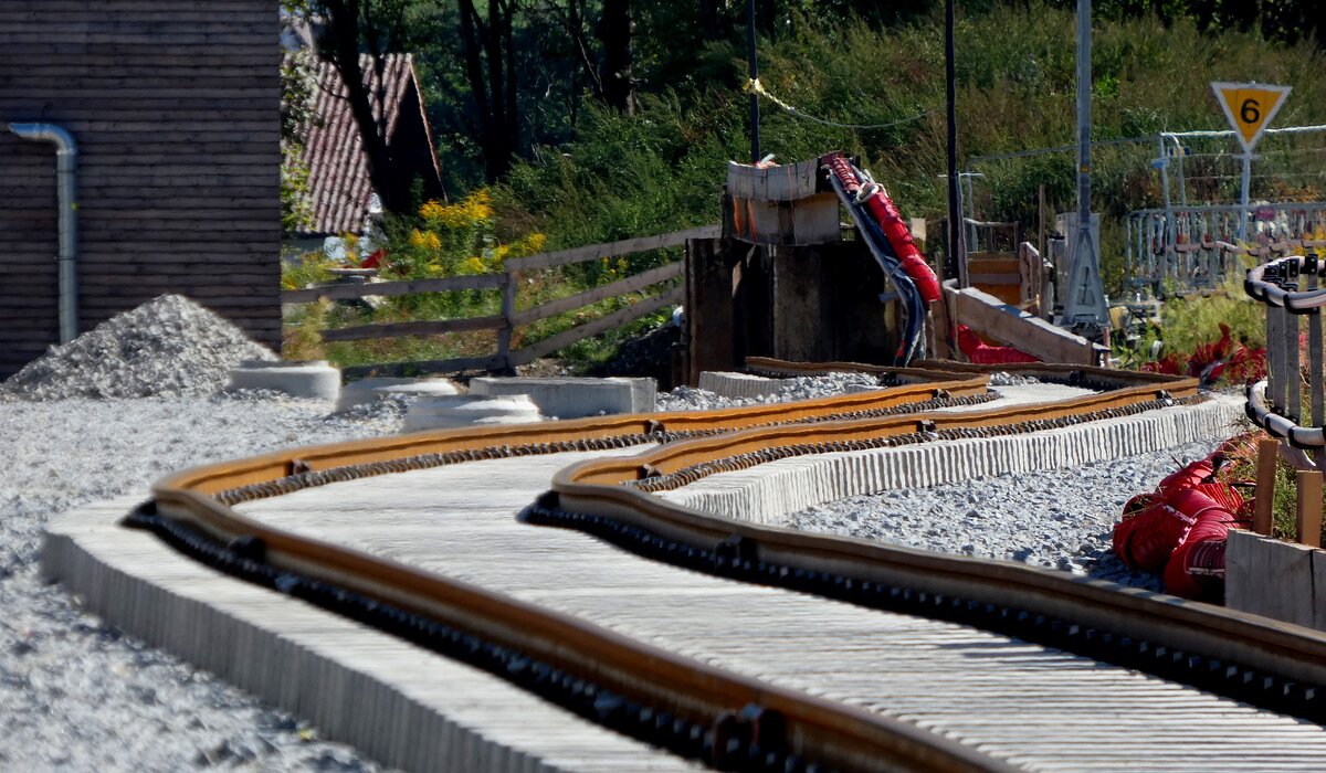  Wir bauen f�r Sie , ein neues Abstellgleis im Bhf-Ried; 260915