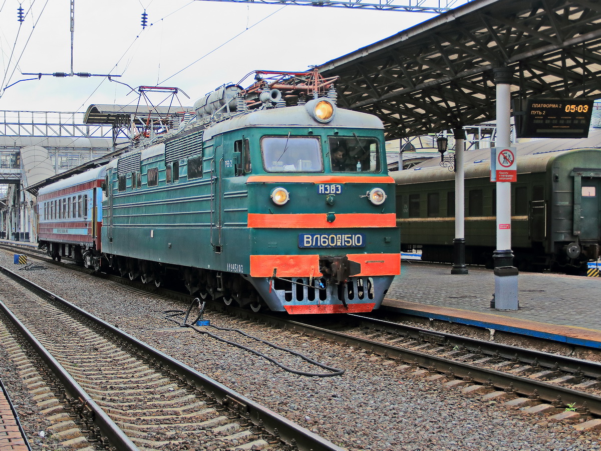 WL60PK-1510 rangiert  im Bahnhof von Krasnojarsk am 14. September 2017.