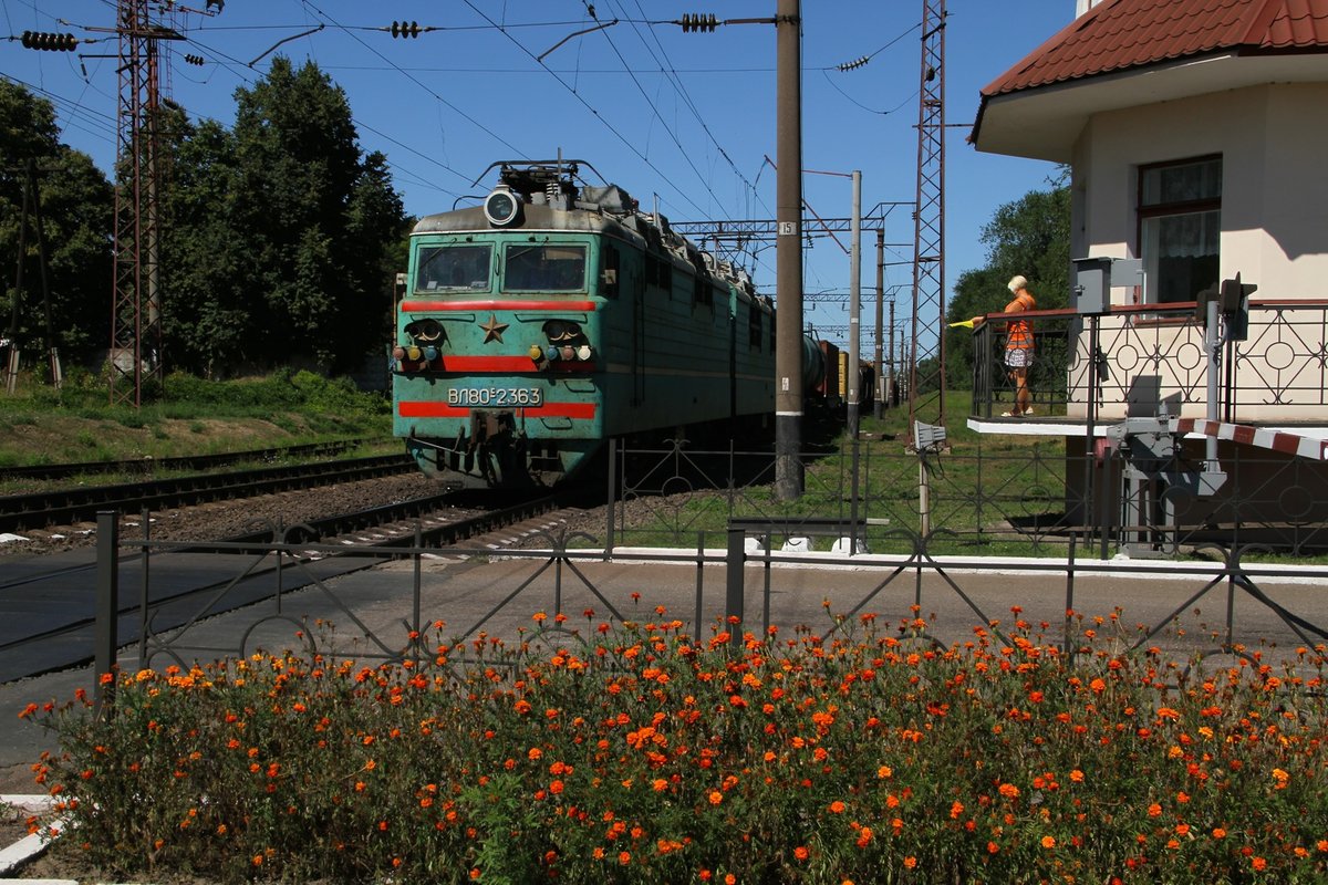 WL80-2363 am Übergang von Gordische am 8.8.16.