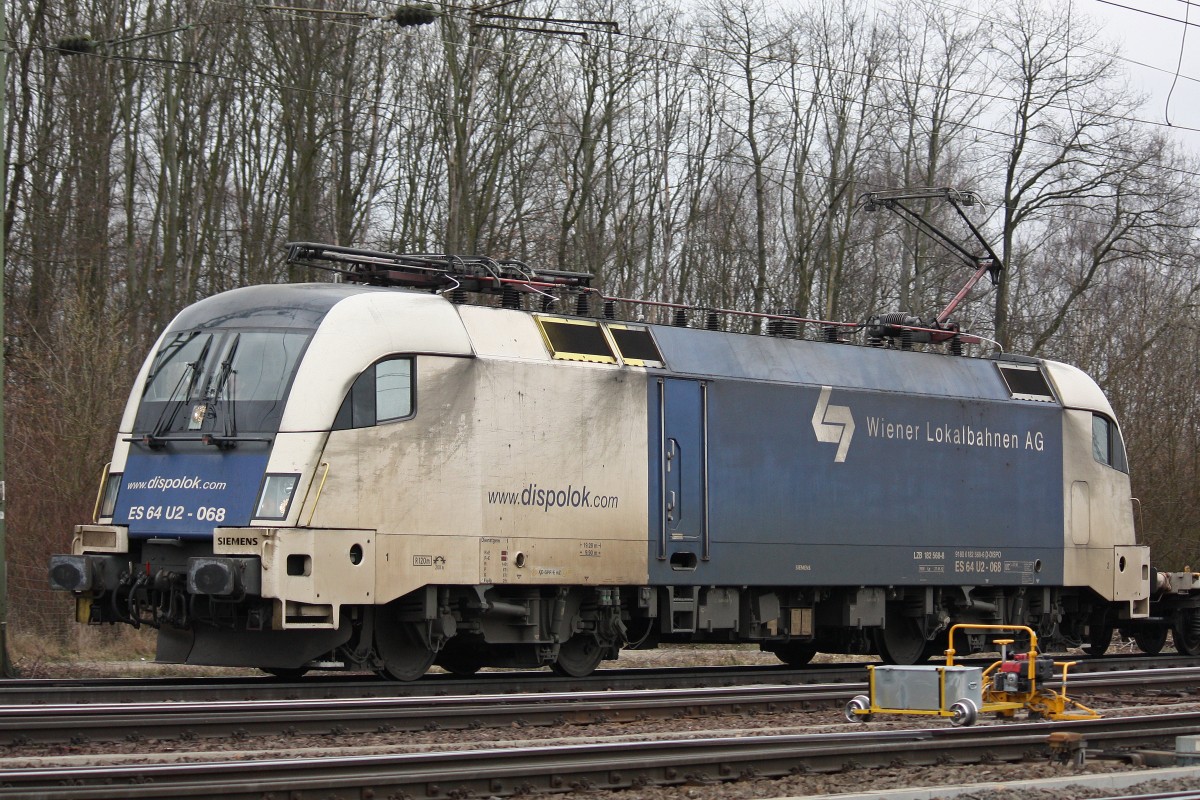 WLB ES 64 U2-068 am 17.3.13 in Kln-Gremberg.