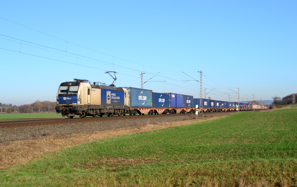 WLC 1193 980 mit DGS 43953 Brhv. Weddewarder tief - Enns am 29.12.2016 zwischen Northeim und Nörten-Hardenberg