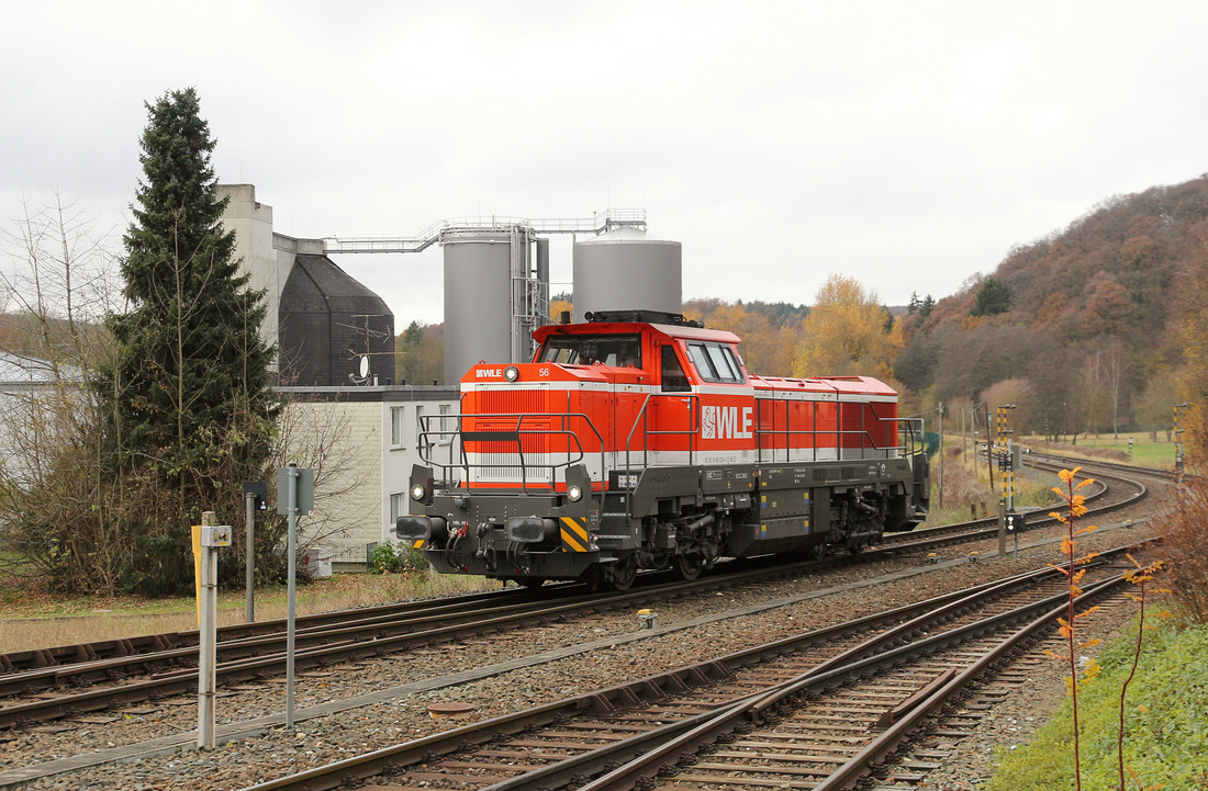 WLE 56 // Bahnhof Warstein // 26. November 2019