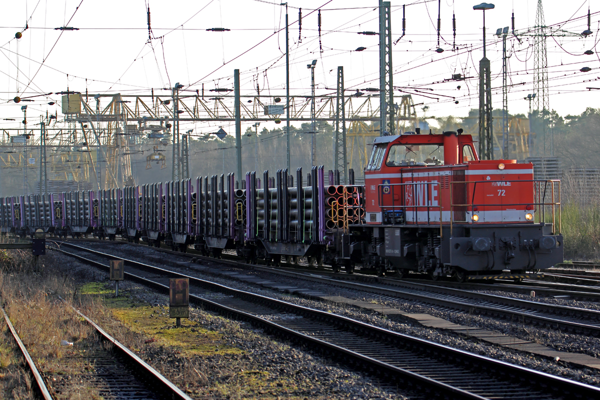 WLE 72 (276 004-5) in Duisburg-Entenfang 15.2.2017