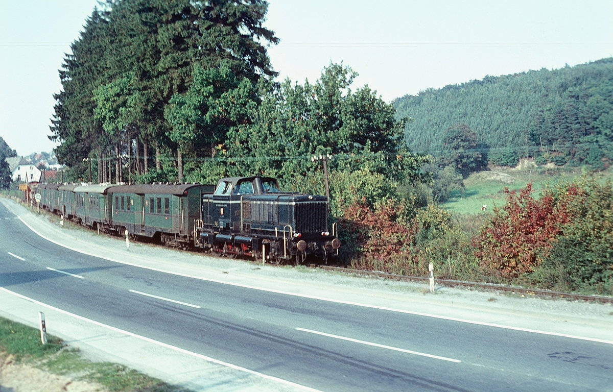 WLE  Diesellok mit GmP   --------  08. 1967