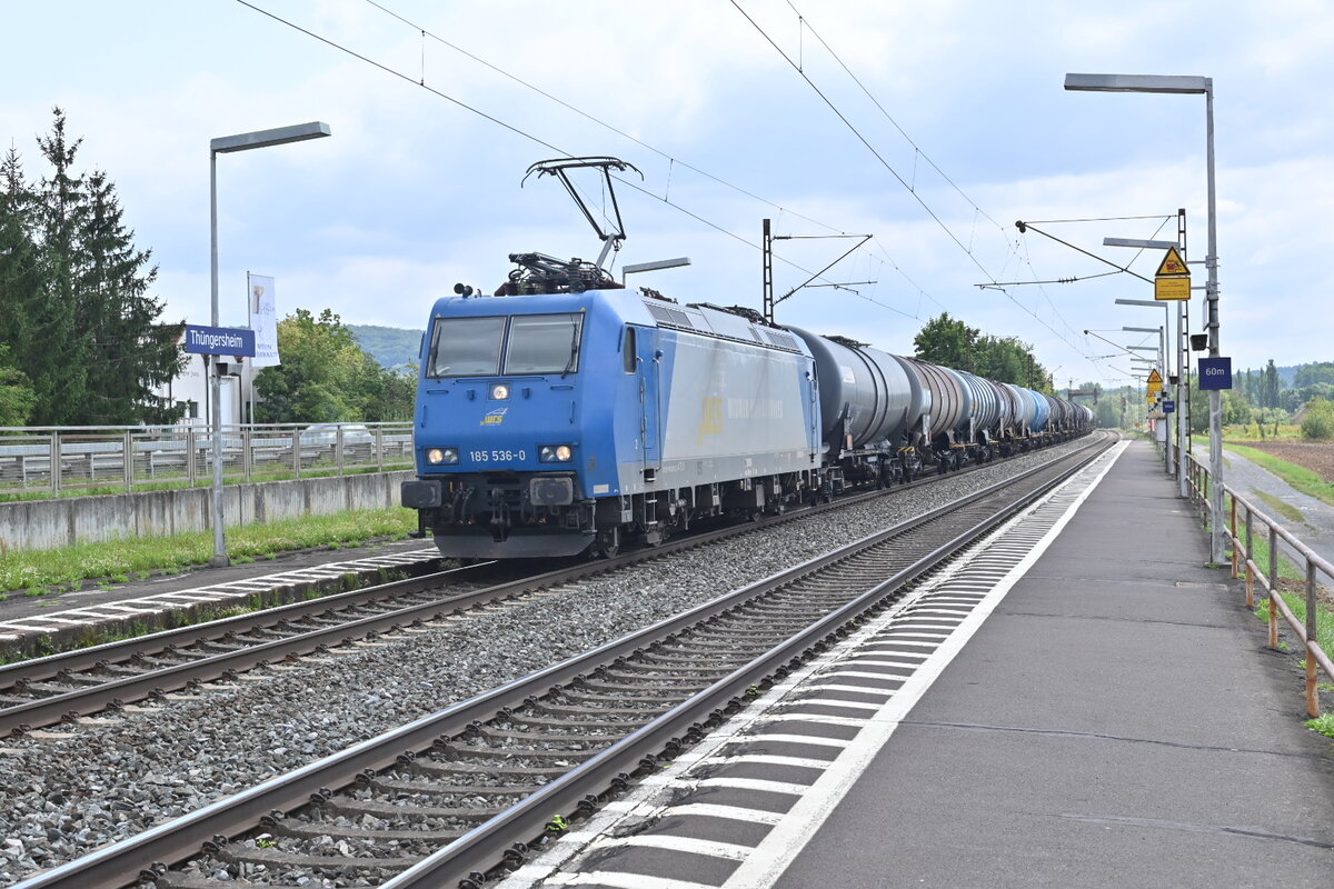 WRS 185 536-0 mit einem Öler in Thüngersheim  am 24.8.2021