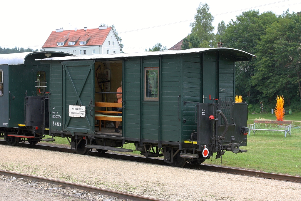 WSV 6493 Di/s am 26.Juli 2020 als letztes Fahrzeug des R 4 nach Heidenreichstein in Alt Nagelberg.