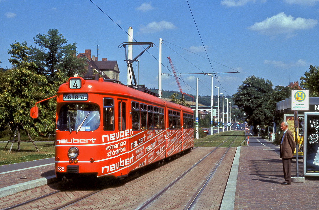 Würzburg 238, Neunerplatz, 21.08.1993.
