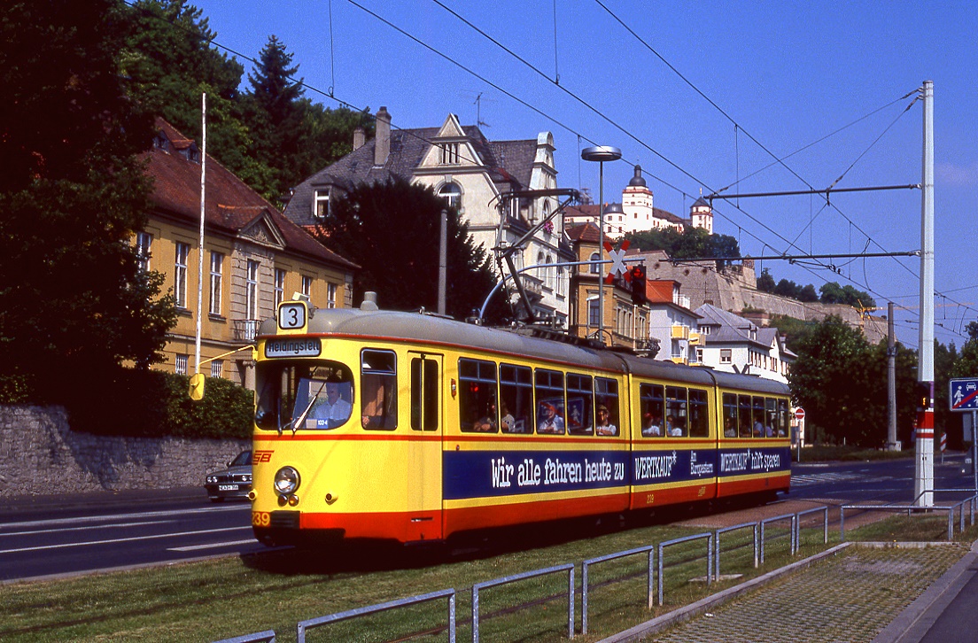 Würzburg 239, Mergentheimer Straße, 21.08.1993.