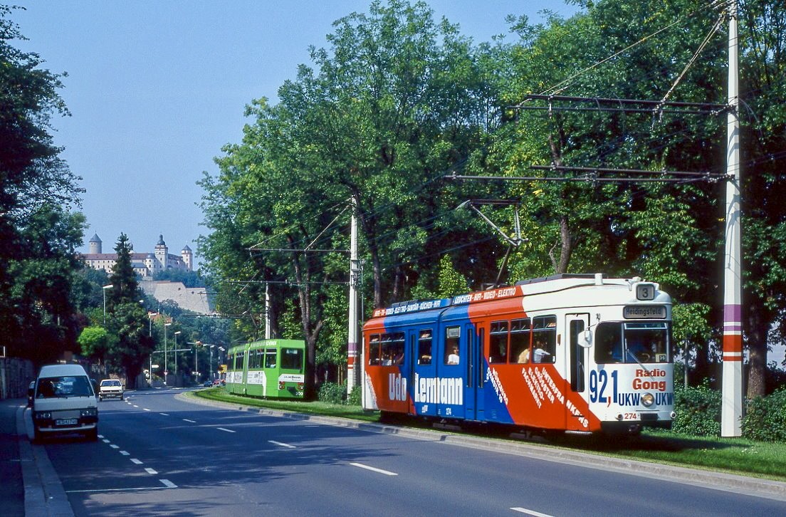 Würzburg 274, Mergentheimer Straße, 20.08.1992.
