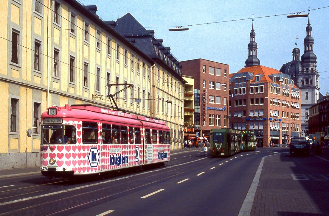 Würzburg 276, Juliuspromenade, 20.08.1992.

