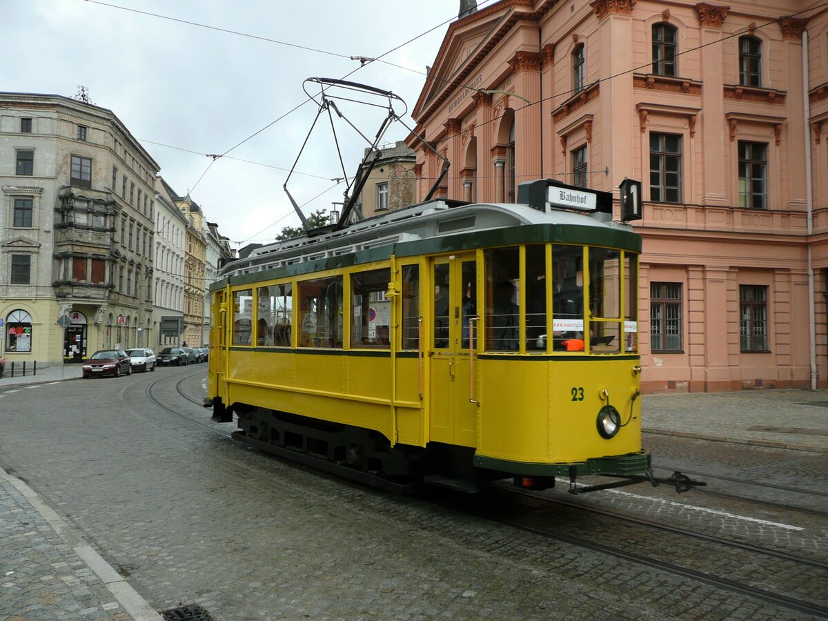 WUMAG-Triebwagen der Görlitzer Straßenbahn, fotografiert am 08.05.2011 