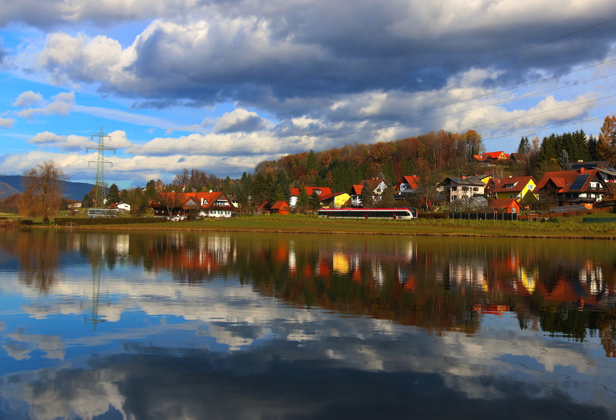 Wunderbare Herbststimmung in Deutschlandsberg . Ein MUSS sind dabei die Kres-teiche
18.11.2016