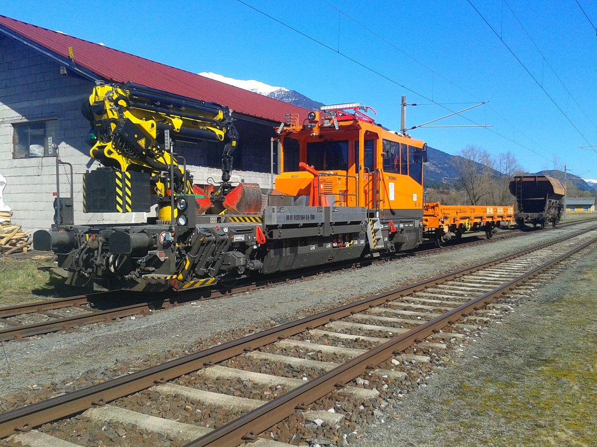 X 630.564 war aufgrund von Brckensanierungsarbeiten vom 28.3.2015 - 2.4.2015 in Oberdrauburg zu sehen. (28.3.2015)
