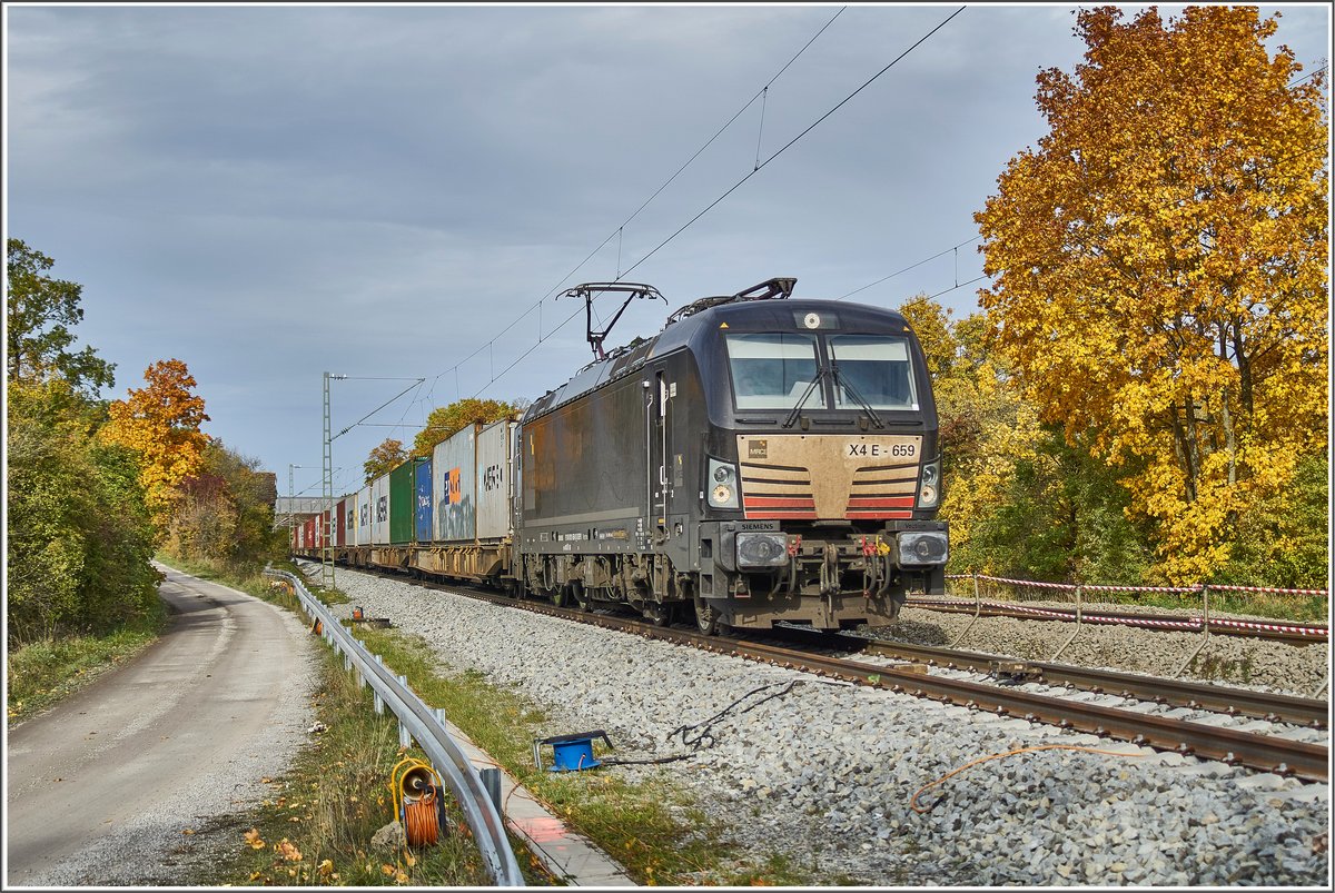 X4E 659 (193 659-0 / Burgbernheim / 21.10.2020