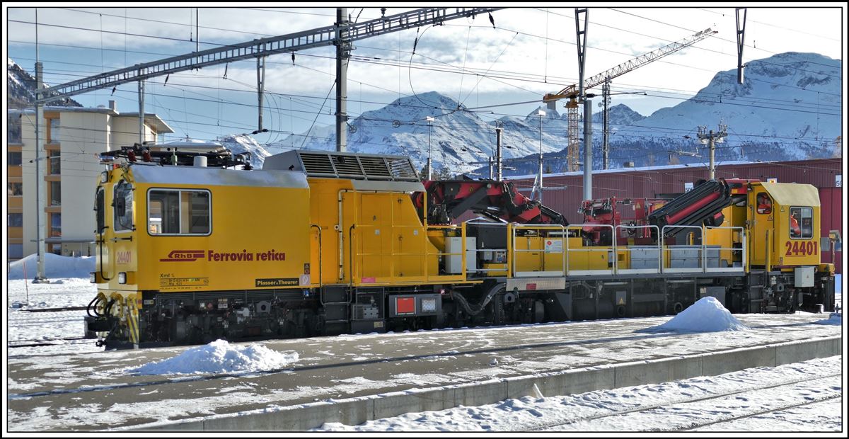 Xmf 6/6 24401 in Samedan. (20.01.2020)