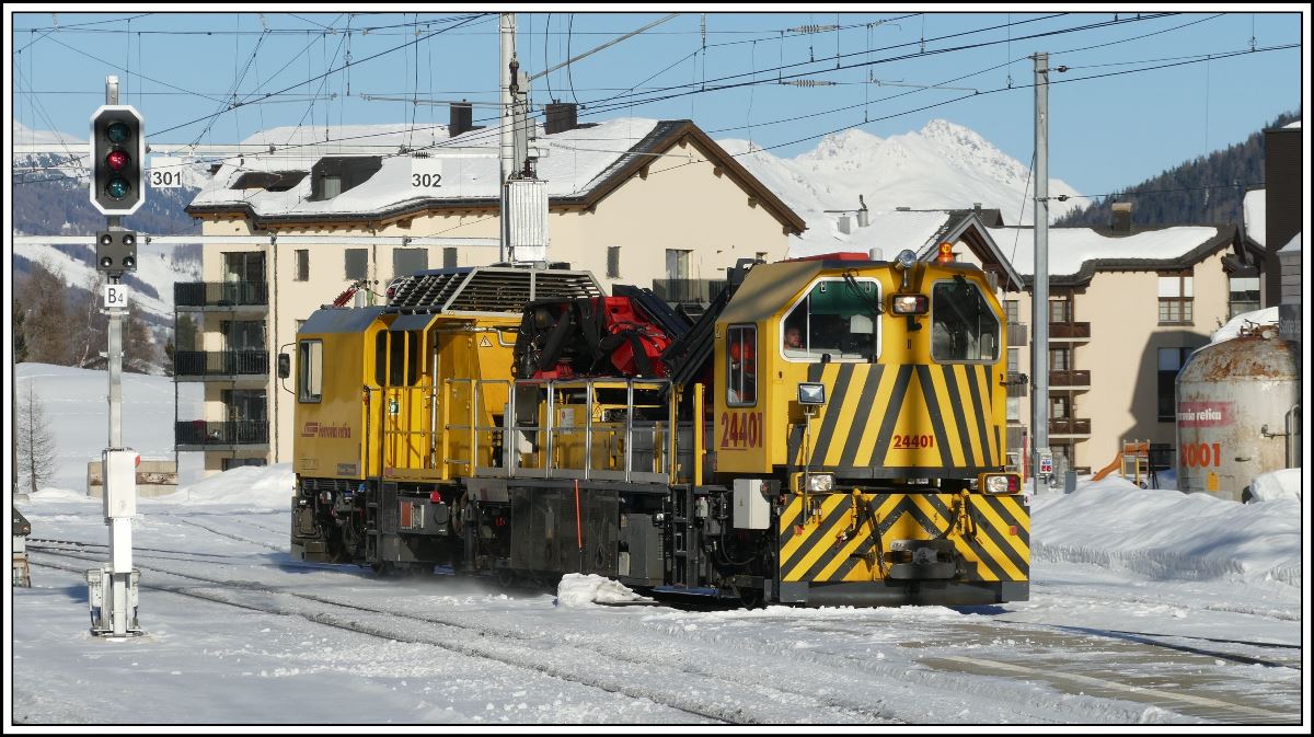 Xmf 6/6 24401 in Samedan. (20.01.2020)