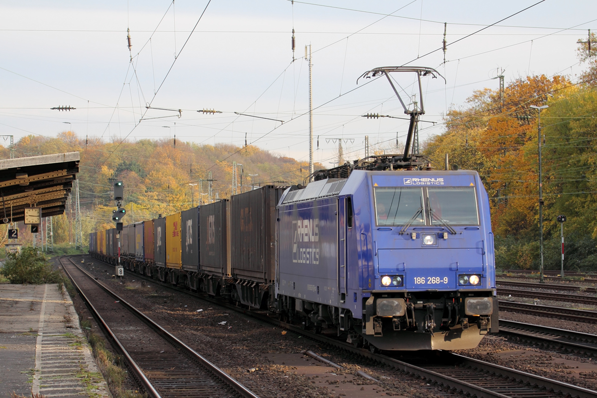 Xrail 186 268-9 in Köln-West 16.11.2019