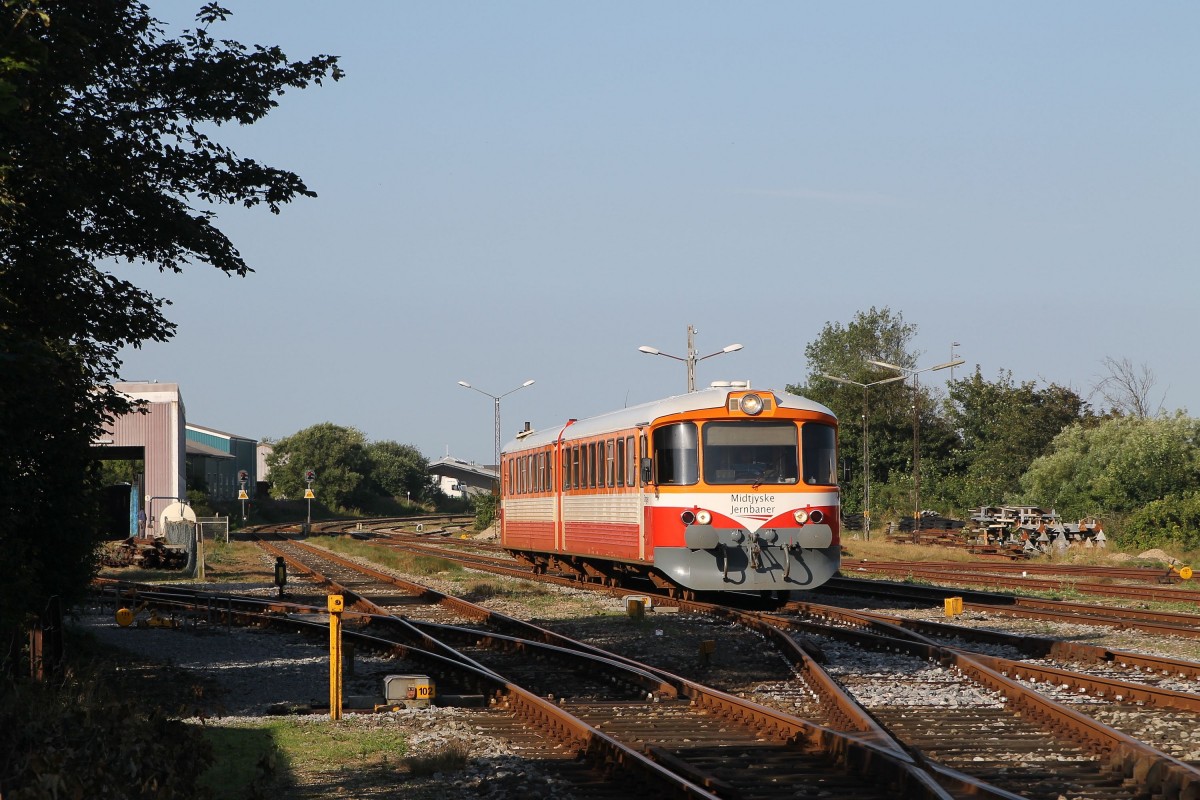 Ys/Ym14 “Tangen” der Midtjyske Jernbaner mit Regionalzug 305 Vemb-Lemvig auf 