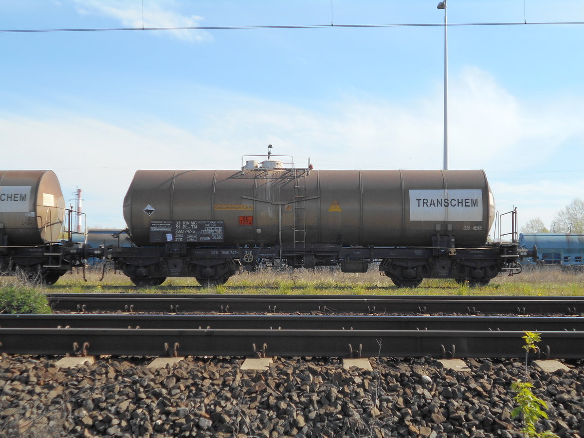 Zaes 33 51 7880 747-5,am 20.April 2019,im Szczeciner Rangierbahnhof Port Centralny.