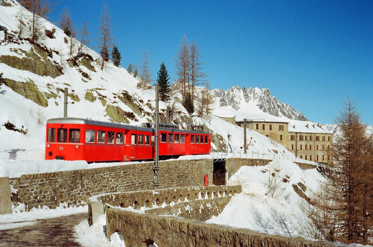 Zahnradbahn Chamonix- Montenvers (Mer de Glace ) Bergstation 26-02-2015